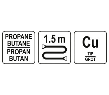 Arzător cu gaz YATO YT36701 photo 4