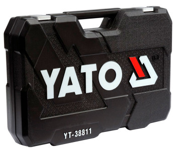 Набор комбинированных ключей, торцевые головки и бит YATO YT38811 150шт. 4-32мм 1/2-1/4-3/8" photo 2