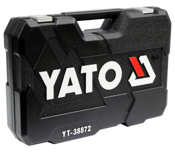 Набор комбинированных ключей, торцевые головки и бит YATO YT38872 128шт. 4-32мм 1/2-1/4-3/8" photo 2