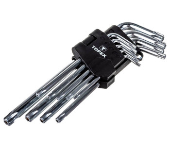 Set 9 chei torx TOPEX 35D961 T10xT50 photo 1