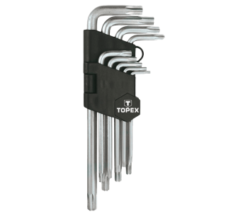 Set 9 chei torx TOPEX 35D961 T10xT50 photo
