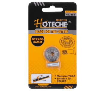Алмазный диск для плиткореза HOTECHE 423552 22мм керамика/керамогранит/мрамор photo