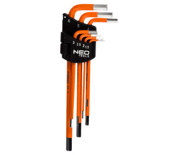 Set 7 chei hexagonale NEO TOOLS 09-517 1.5x6mm photo
