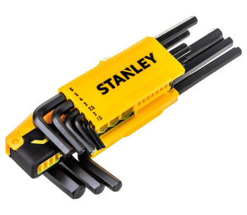 Set 9 chei hexagonale STANLEY 0-89-904 1.5x10mm photo 0