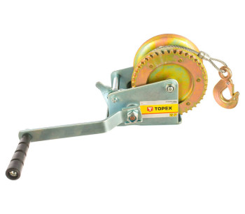 Troliu manual orizontal cu frână cu clichet TOPEX 97X085 550kg 10m photo 0