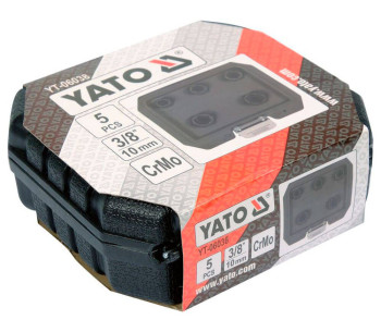 Set 5 extractoare șuruburi rupte YATO YT06038 10-16mm 3/8" photo 2