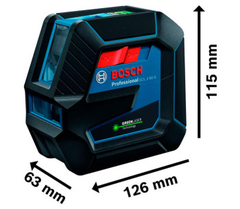 Nivelă cu laser BOSCH GCL2-50G+RM10 2fascicole 50m photo 1