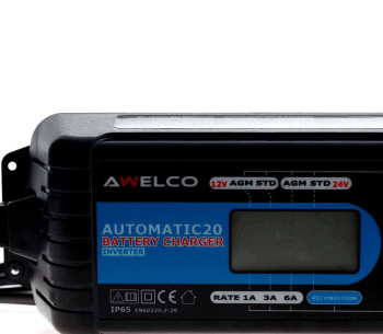 Зарядное устройство AWELCO Automatic 20 6A 12-24В photo 2