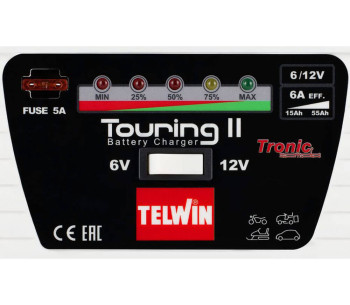 Зарядное устройство TELWIN TOURING 11 4.5A 6-12В photo 2