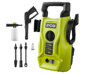 Aparat de spălat cu presiune RYOBI RY110PWA (5133005365) 1400w 110bar 390l/h photo 0