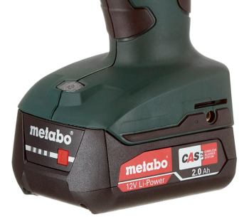 Шуруповерт аккумуляторный METABO PowerMaxx BS12 Q 12В 2Ач photo 0