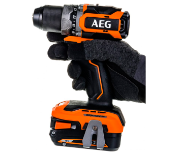 Шуруповерт аккумуляторный AEG Sub Compact BS18SBL-202C 18В 2Ач photo 1