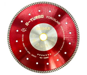 Алмазный отрезной диск BIHUI DCDT230 230мм турбо Керамика/Мрамор/Гранит photo 0