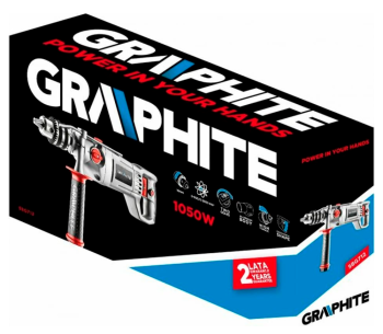 Дрель ударная GRAPHITE 58G712 1050вт photo 2
