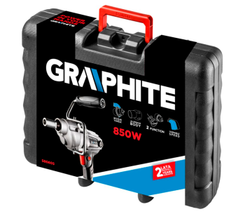 Mașină de găurit cu mixer GRAPHITE 58G605 850w photo 3