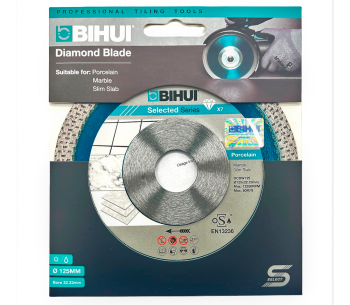 Disc de tăiat cu diamant BIHUI DCDW125 125mm  Cermică/Marmura/Granit photo 1