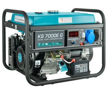 Generator electric Könner&Söhnen KS 7000E G 5.5kw Benzină/Gaz AVR photo 0