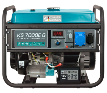 product Generator electric Könner&Söhnen KS 7000E G 5.5kw Benzină/Gaz AVR