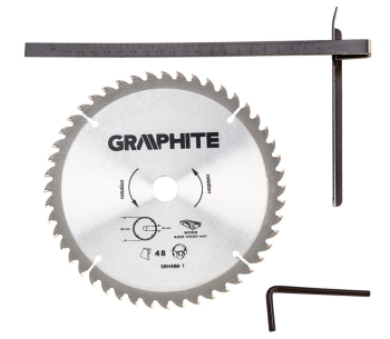 Fierăstrău circular GRAPHITE 58G488 1200w 185mm photo 3