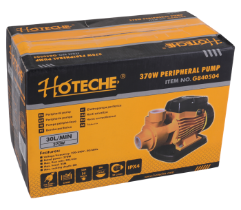 Pompă de grădină HOTECHE G840504 370w 1800l/h photo 4
