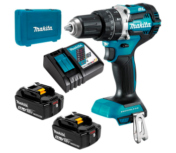 product Ударный шуруповёрт аккумуляторный MAKITA DHP484RTE 18В 5Ач