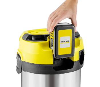 Пылесос аккумуляторный KARCHER WD 3-18 S Battery Kit V-17/20 18V 2.5AH 17L photo 0