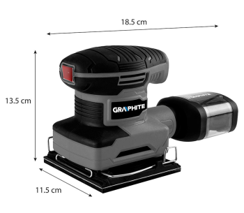 Mașină de șlefuit cu vibrații GRAPHITE 59G322 240w photo 0