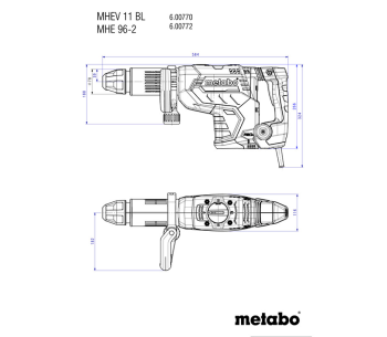 Ciocan demolator METABO MHEV 11 BL 1500w 18J photo 3