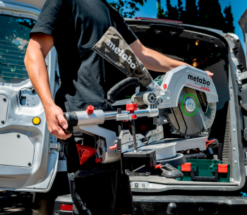 Fierăstrău  circular staționar fără fir (fără bat) METABO KGS 18 LTX BL 305 18V 305mm photo 4