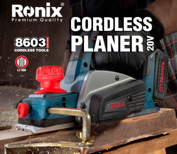 Rindea fără fir RONIX 8603 20V 4Ah 82mm photo 7