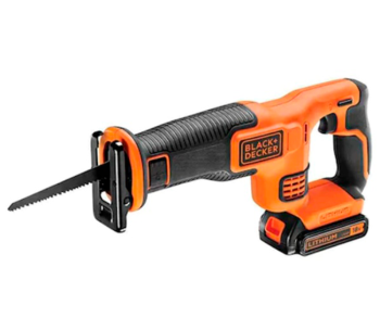 Сабельная пила аккумуляторная BLACK&DECKER BDCR18M1 18В 4Ач photo