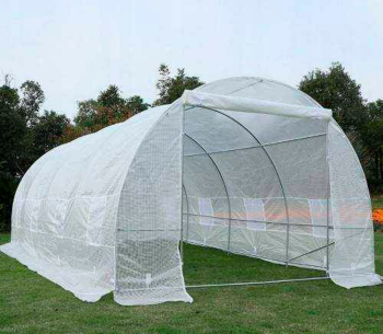 Seră arcuită TEHNO-MS 10x3x2 m 30m² Alb photo