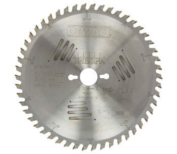 Disc pentru fierastrau electric DEWALT DT4345-QZ 250mm 2.5mm photo