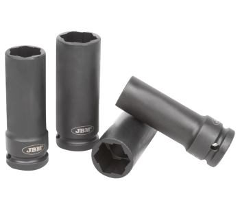 Set 4 duze tubulare de impact  JBM-53197 17-22 mm photo 4