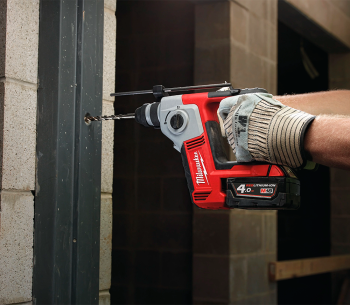 Ciocan rotopercutor cu acumulator MILWAUKEE  M18 H-402C 1.2J 18V 4Ah photo 4