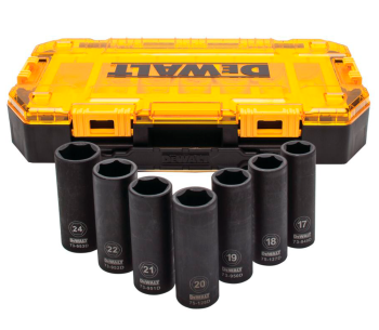 Set de 7 duze tubulare de impact DEWALT DWMT74737-0 17-24 mm photo