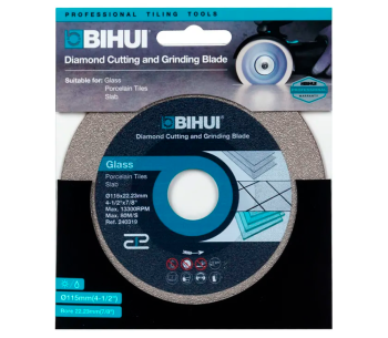 Disc de tăiat cu diamant BIHUI DPG115 115mm Solid Ceramică/Porțelan/Marmură photo 0