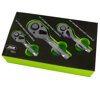 Set 3 chei cu clichet JBM-53671 1/2-1/4-3/8" 85-102-135mm photo 0