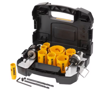 Set de coroane bimetalice DEWALT DT90361-QZ 20/22/25/32/35/35/38/44/51/64mm photo