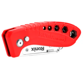 Cuțit profesionist pentru montaj RONIX RH-3014 19mm 5 lame photo 1