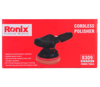 Mașină de polișat fără fir RONIX 8309 150mm 12V 2Ah photo 4