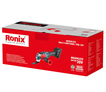Uneltă multifuncțională fără fir RONIX 8659  20V  2Ah 20000osc/min photo 9