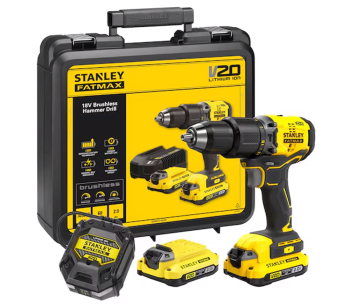 Шуруповёрт аккумуляторный ударный STANLEY SFMCD715D2K-QW 18В 2Ач photo