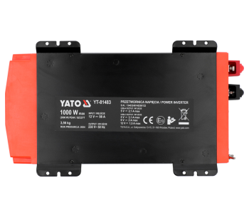 Invertor de tensiune YATO YT81483 1kw 12V photo 3