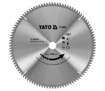 Пильный диск YATO YT6099 350мм 2.5мм photo