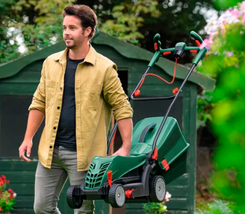 Mașină de tuns gazonul electrică BOSCH UniversalRotak 37-570 1400w 370mm photo 1