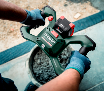 Mașină de amestecat mortar cu acumulator (fără bat) METABO RW18 LTX Bl 140-2 18V photo 4