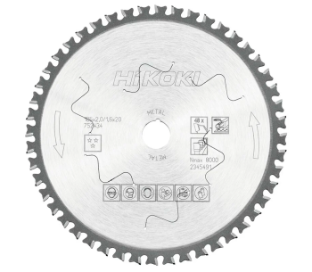 product Пильный диск HIKOKI 752434 185мм 1.6мм Нерж. сталь