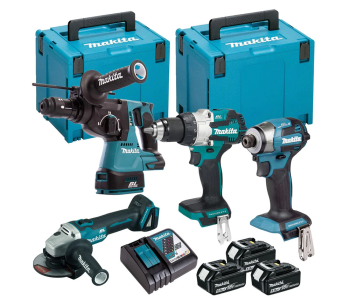product Набор 4 аккумуляторных инструментов MAKITA DLX4195JX1
