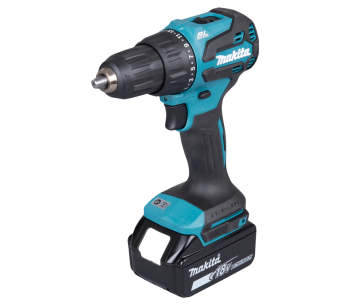 Mașină de înșurubat cu percuție cu acum. MAKITA DHP490WVE 18V 2Ah photo